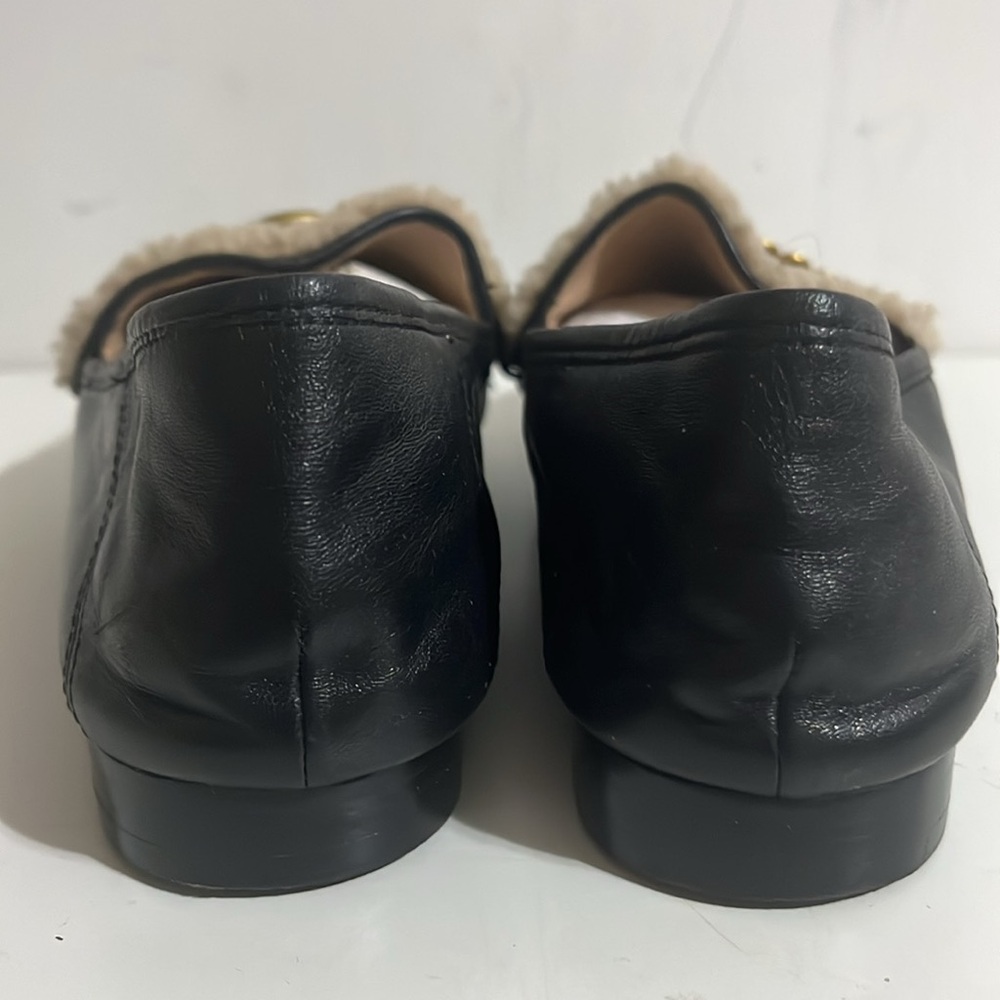 Coach helena loafer shearling Women's Black and Cream Loafers US 9 - Picture 9 of 12